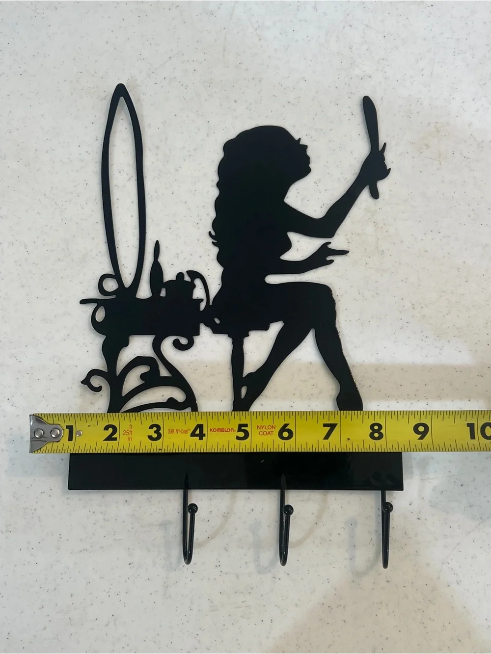 Vanity Silhouette Wall Hook - Black